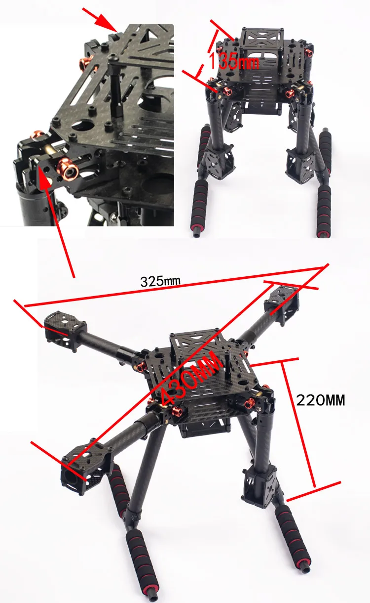Drone Flyroun LX350 PRO 350mm  - Drone Gimbal For Mirrorless recensione e prezzo