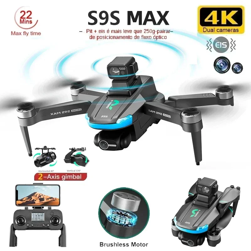 NUOVO S9S MAX MINI Drone 4K 2  - Drone Gimbal Case recensione e prezzo