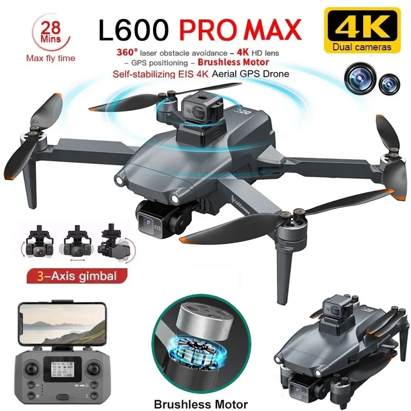 L600 PRO MAX GPS Drone Profess - Drone Gimbal Case recensione e prezzo